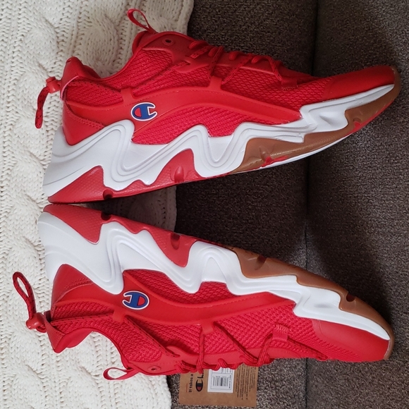 Champion Hyper C Pilot Scarlett red shoes - Picture 8 of 12